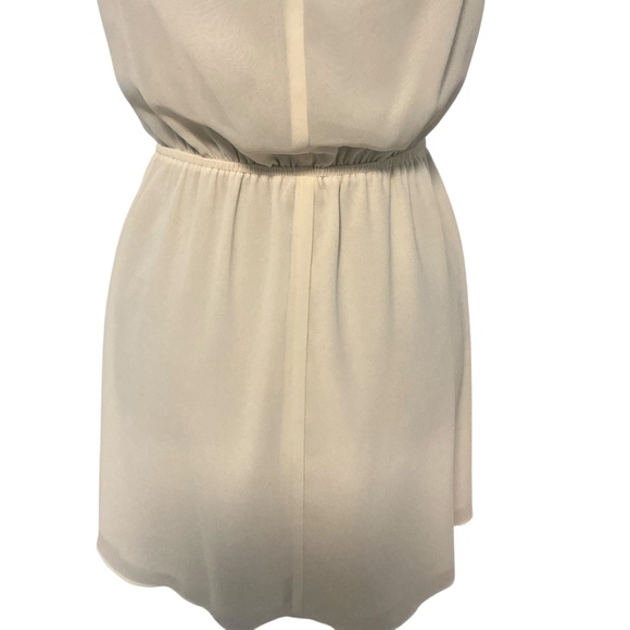 Guess Women's Ivory Ruffle Cap Sleeve Babydoll Party Dress Holiday Dress XS - Picture 5 of 11